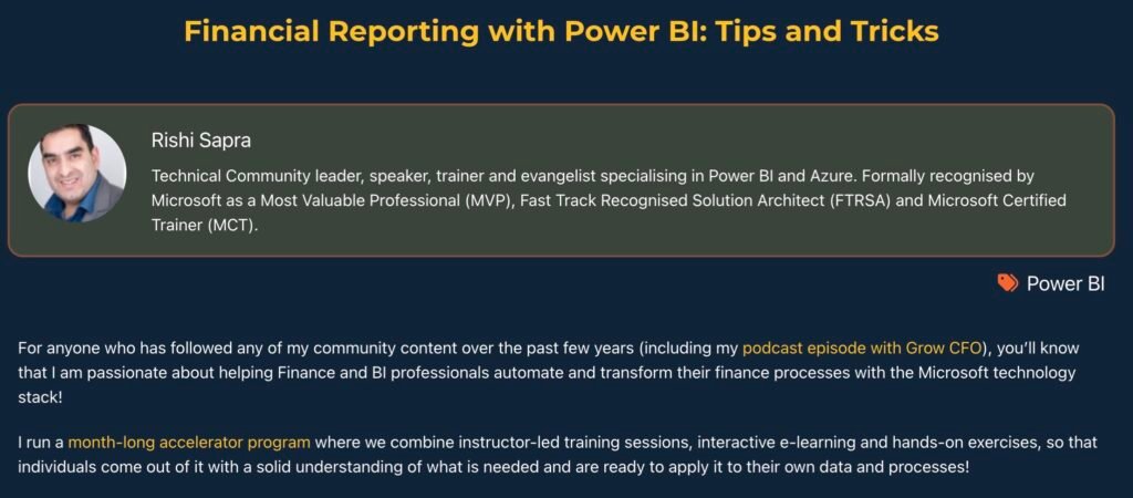 PPF Blog Article – Financial Reporting with Power BI: Tips and Tricks