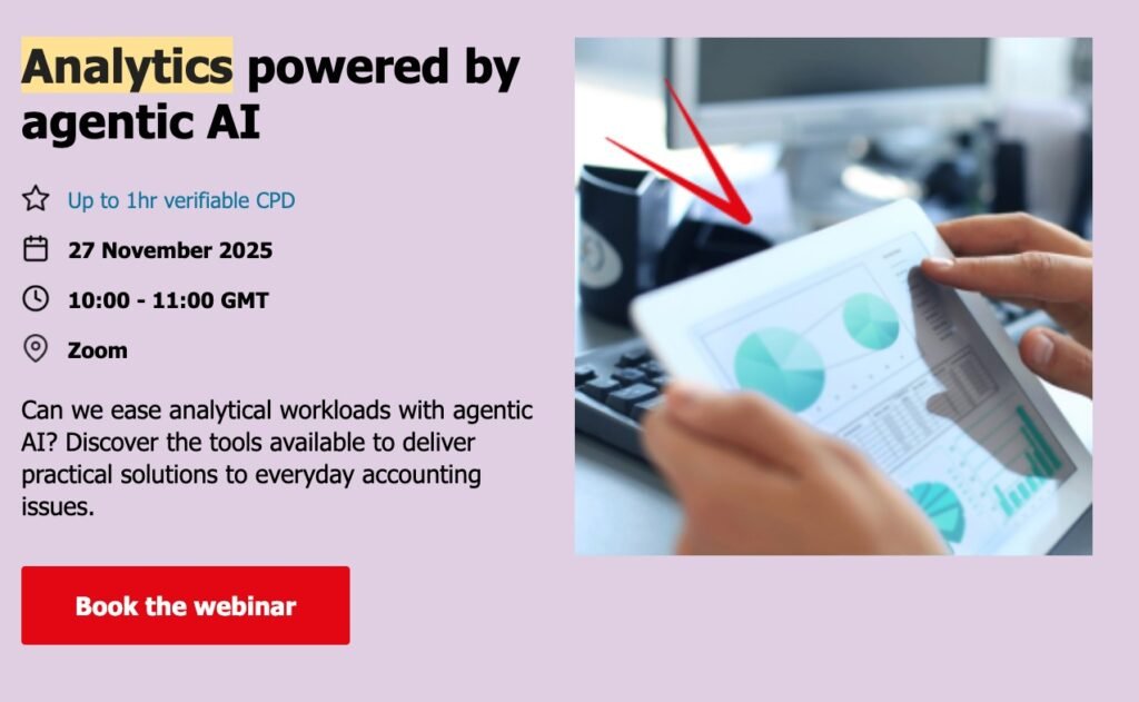 ICAEW Data Analytics Community Webinar: Analytics Powered by Agentic AI